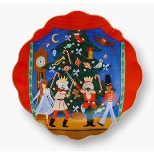 Rifle Paper Co. NUTCRACKER Mouse King Christmas Holiday Plate
